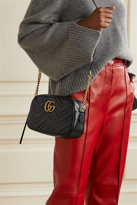 gucci bag crossbody small|Gucci marmont small camera bag.